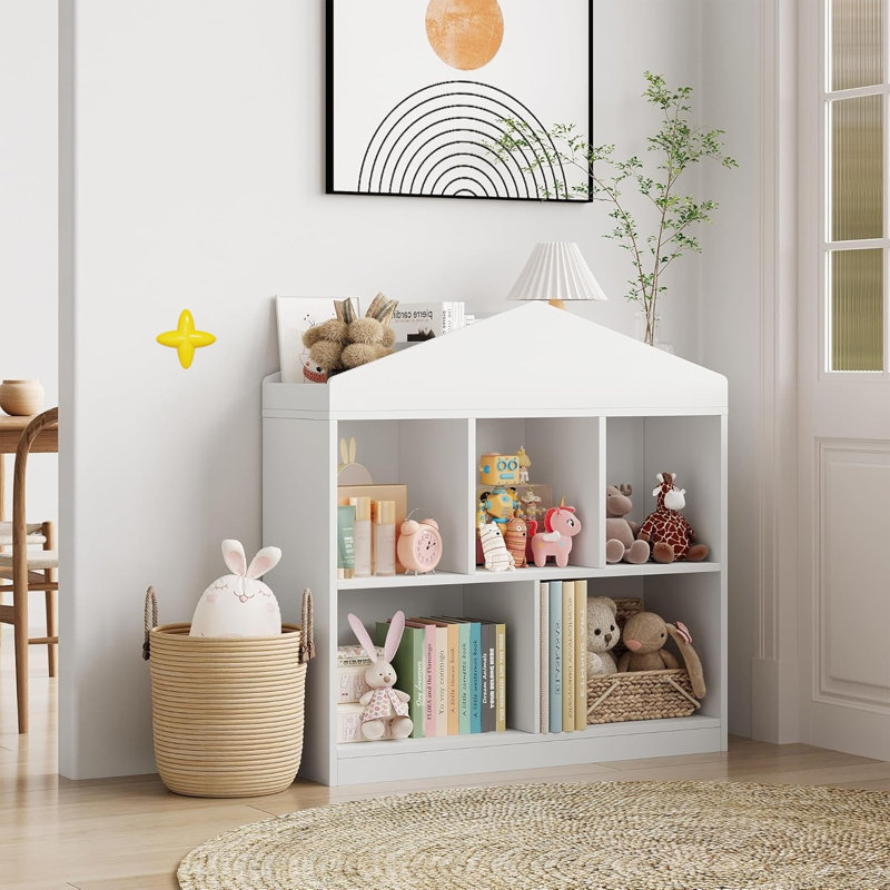Bibliothèque pour enfants avec 5 compartiments