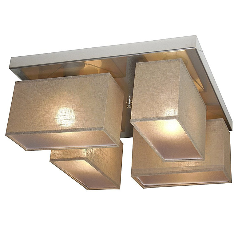 Passarelli Semi Flush Mount, Cappuccino