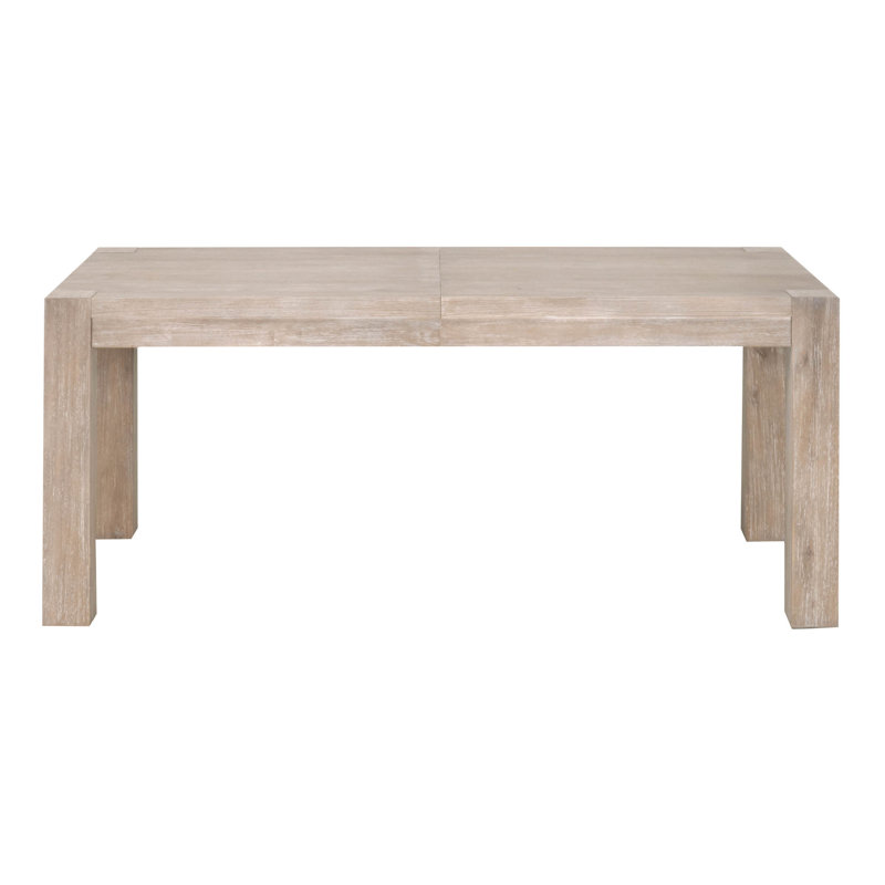 Table de salle à manger extensible Yifei, Natural Gray