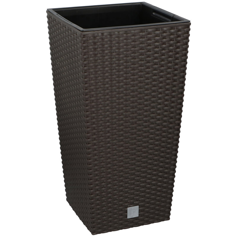 Pot Planter, 50cm H x 27cm W x 27cm D, Brown