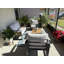 Ensemble de mobilier d'extérieur moderne 5 pièces, ensemble de conversation en aluminium avec coussins épais et table basse, cadre en métal résistant aux intempéries pour terrasse de jardin-214078575