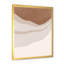 Terracotta and Ivory Shapes With Scuff Effect - Reproduction de photo encadrée sur toile-59623676-59623675