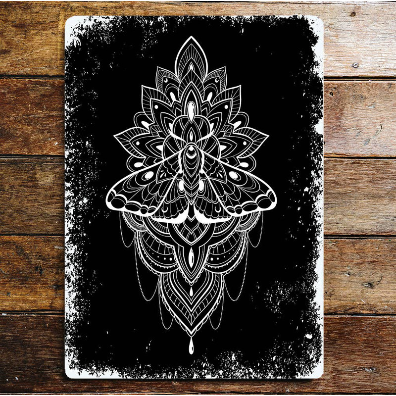 2262 Handmade Religious & Spiritual Wall Decor on Metal, 80cm H x 60cm W