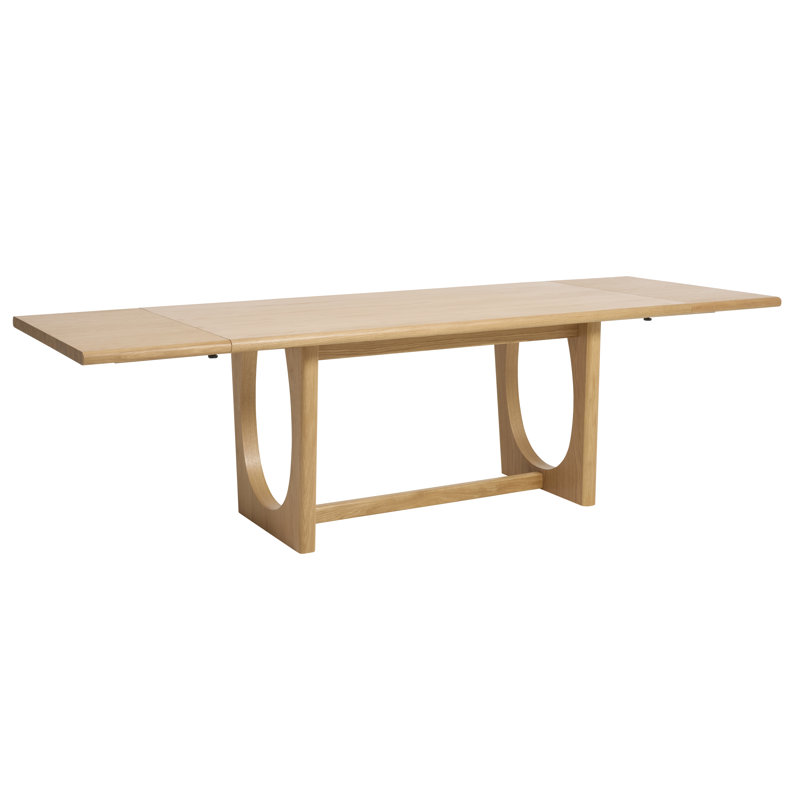 Taushif 270 cm Extendable Oak Dining Table
