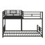 Kelvisha L-Shaped Metal Twin Over Full Size Bunk Bed-106342078