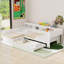 Lit plateforme simple en bois avec lit gigogne et tiroir en bois L-1591034722