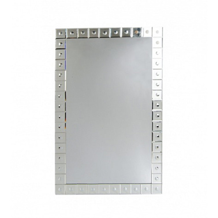 Square Dot Frame Accent Mirror