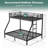 Black Twin XL Over Queen Bunk Bed-933611412-934174170