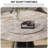 Modern Luxury Modern Marble Round Dining Table