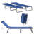 Outsunny 2 Piece Folding Chaise Lounge Pool Chairs, Outdoor Sun Tanning Chairs With 5-Level Reclining Back, Steel Frame For Beach, Yard, Patio-1092967201