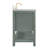 Magnolia 55" Single Bathroom Vanity in Vintage Green, with 1.5 Italian Carrara Marble Top, Oval Sink-1088162257-1082820512