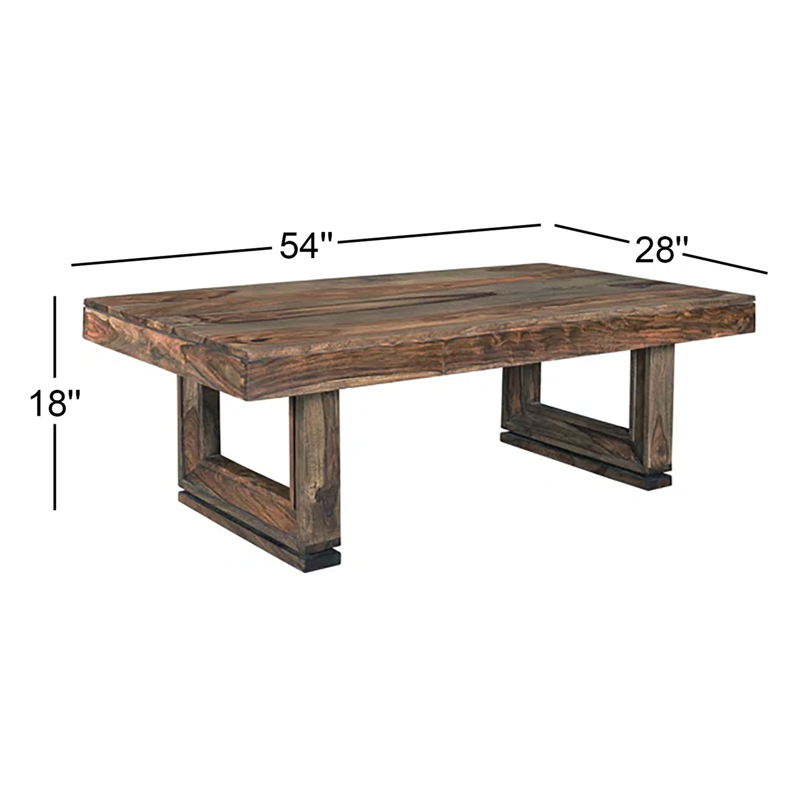 Mariza Solid Wood Single Coffee Table
