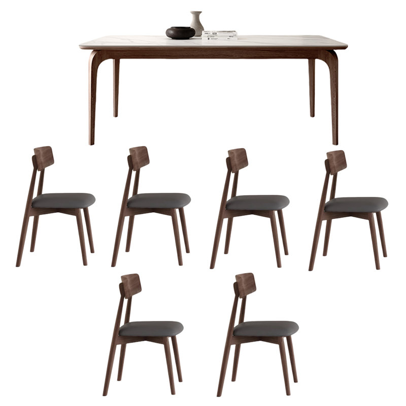 Ensembles de table de salle à manger Simple Rock Plate, H 29,52 po x L 70,86 po x l 35,43 po