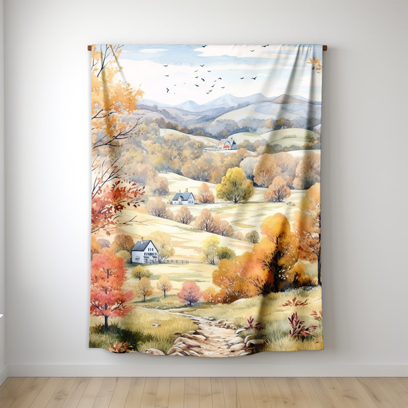 Throw Blanket, 80" L x 68" W