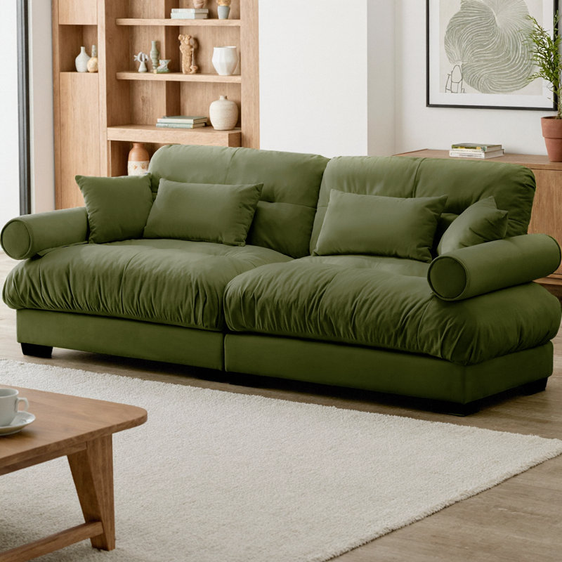 Causeuse Modern, Vert olive