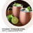 Oggi Barware 2 Piece 20 Oz Stainless Steel Moscow Mule Mug Set