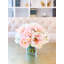 Real-Touch Pink Roses & White Hydrangeas Centerpiece