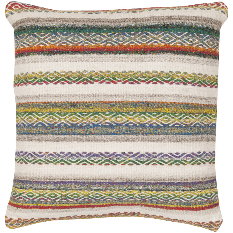 Coussin décoratif, Ivoire, Duvet, 30 po x 30 po