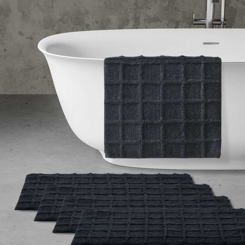 Carter Bath Rug, Navy