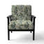 Fauteuil rembourré d'appoint tropical D-237066087