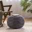Pouf rond en laine 20 x 20-1180042731