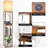 Floor Lamp With Shelves, Shelf Floor Lamp With Wireless Charger & 2 Charging Usb Ports & Drawer-1020330153