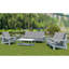 Hips All Garden avec coussin, blanc / gris, couleur grain de bois blanc / gris, coussins de chaise de piscine, texture et couleur
