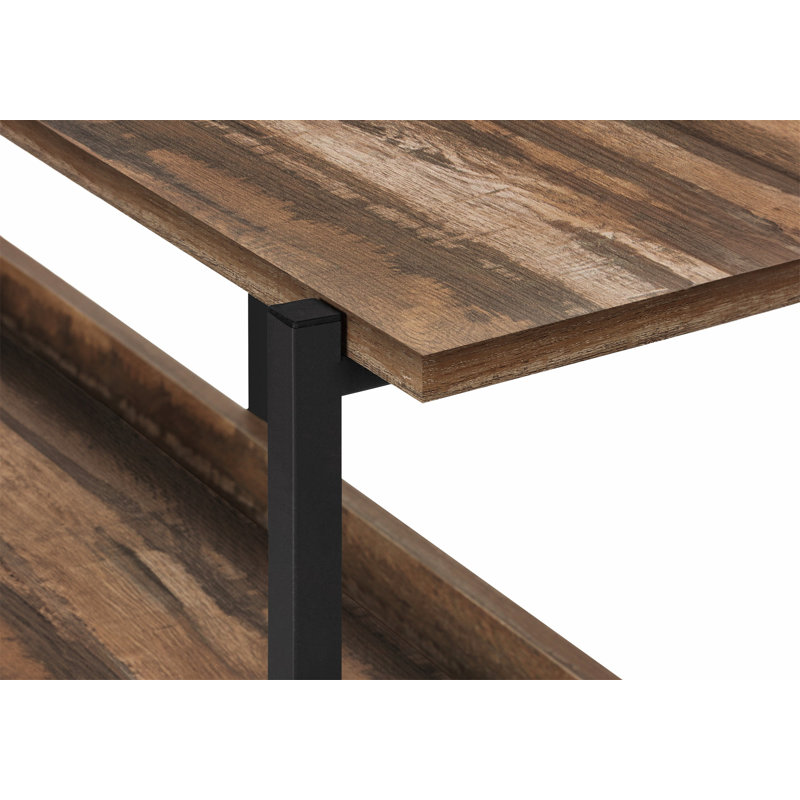Console de table d'appoint, Brun, Noir