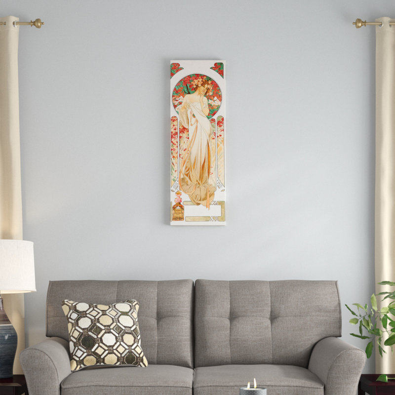 «Perfume», impression sur toile, H 36 po x l 12 po x P 1,5 po, Toile tendue