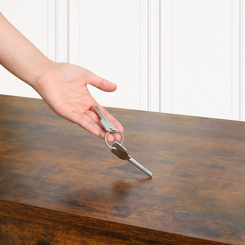 Table basse à plateau relevable, Brun