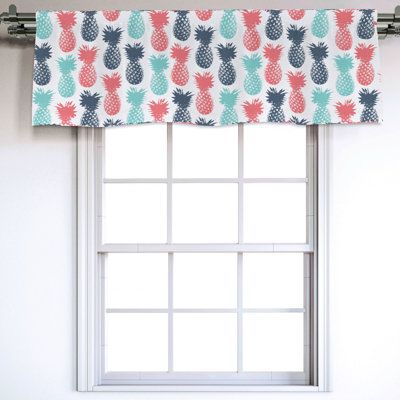 Sateen Ruffled Window Valance