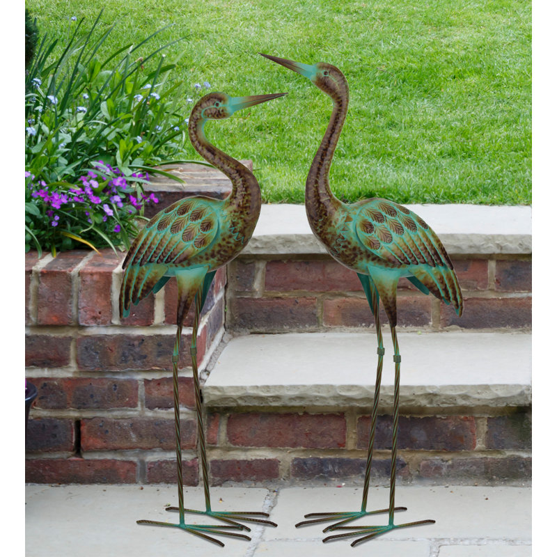 Grue verte patinée Decor SM - UP