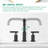 2-handle Bathroom Faucet with Drain Assembly-86787272
