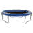 UpperBounce 7.5' Large Trampoline and Enclosure Set Garden Outdoor Trampoline with Safety Net, Mat, Pad