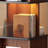 Nut-brown Manufactured Wood Display Cases