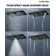 Thermostatic Shower Faucet 27.56" x 15.75" High-Pressure Rain Shower Head with 64 Colors LED Light