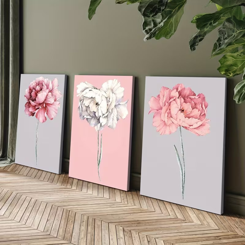 3 Piece Wrapped Canvas Print, 60 cm H x 120 cm W