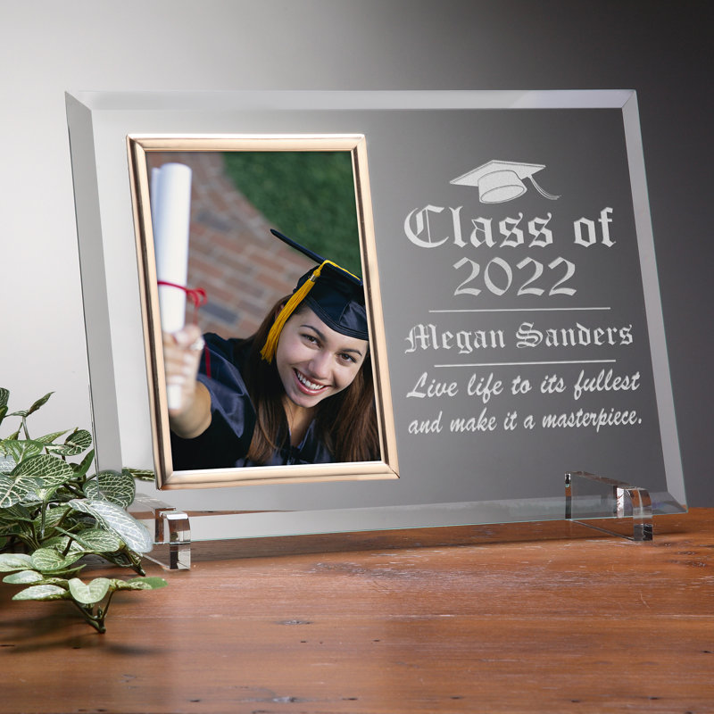 Clear Glass Beveled Picture Frame, Yes