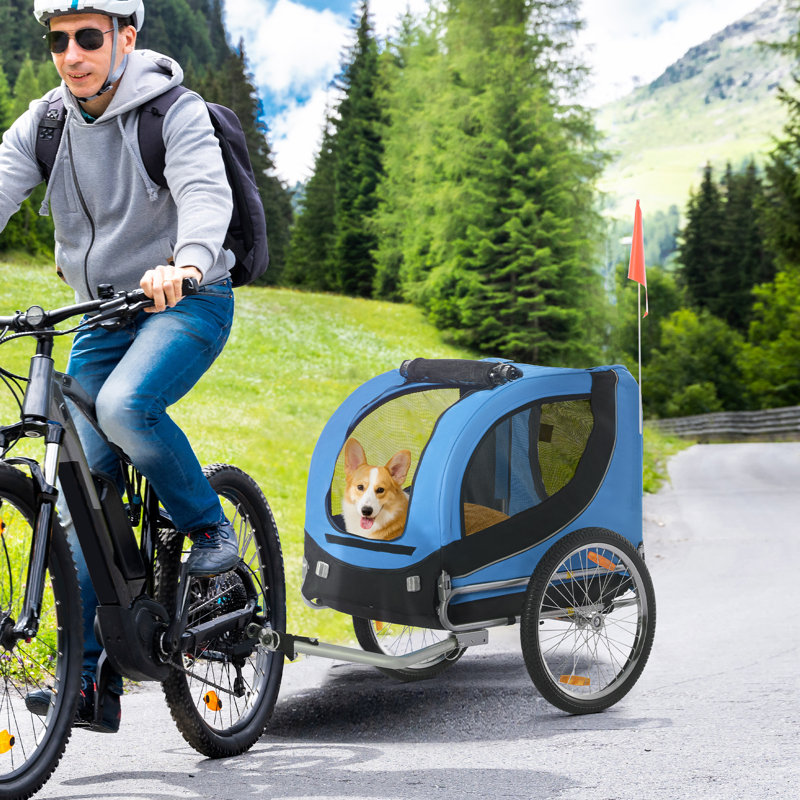 Collapsible Pet Carrier, 110cm H x 90cm W x 65cm D, Blue
