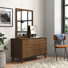 Commode double l 6 tiroirs avec miroir Glow