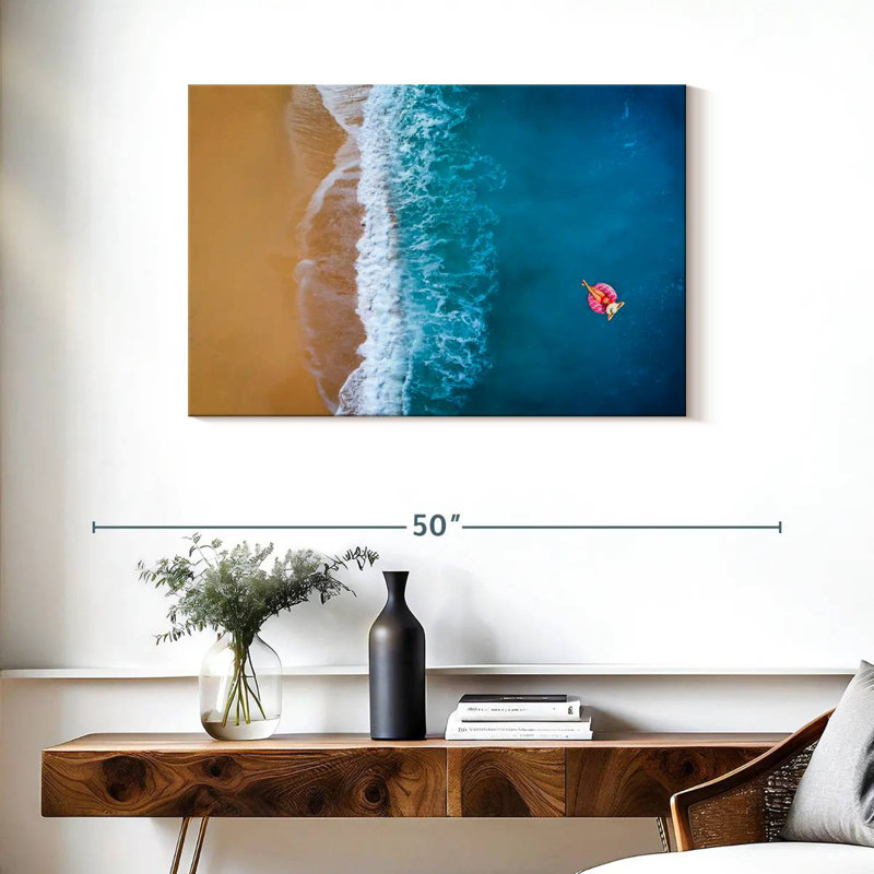 Gillard, mer méditerranée, bain de soleil, H 24 po x l 36 po