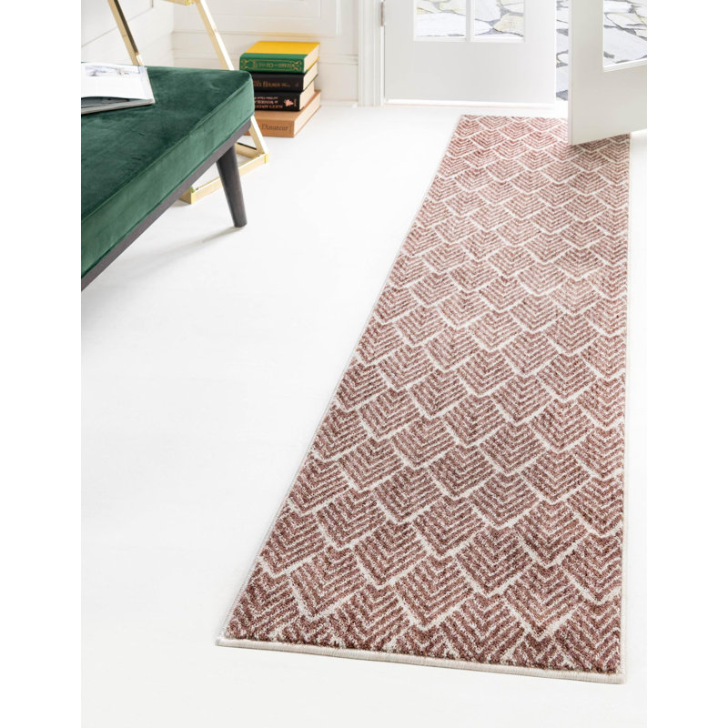 Abstract Indoor Rug, Runner 2' x 8'