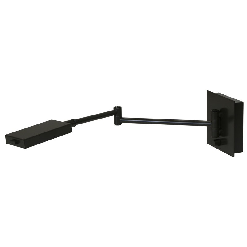 Generation Plug-in Swing Arm Sconce, Architectural Bronze