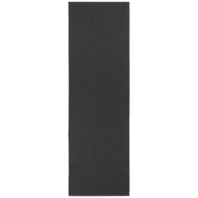 Flatweave Anthracite Rug, Runner 80 x 500 cm