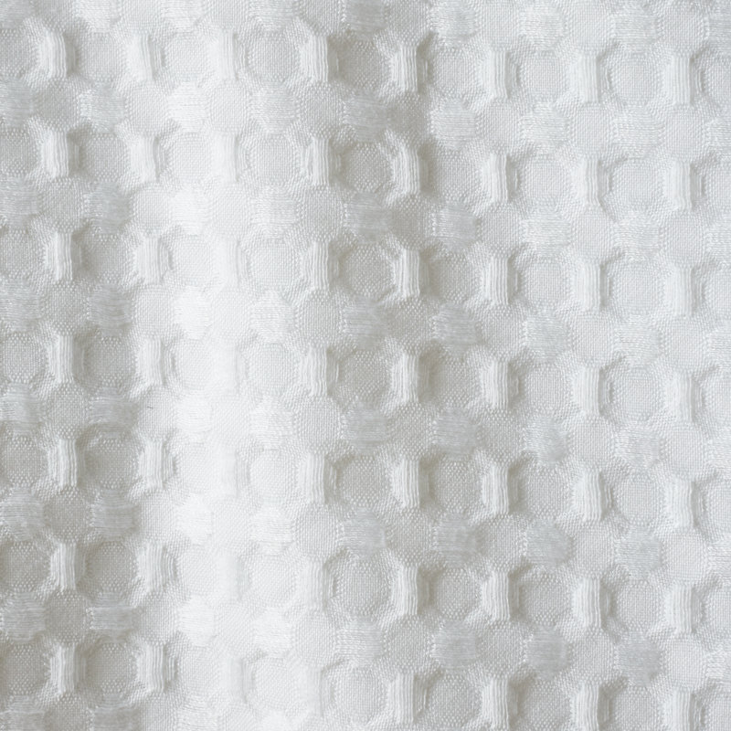 Muscat Waffle Duvet Cover Set Polyester Solid Colour Duvet Cover Set with Pillowcases Included, White