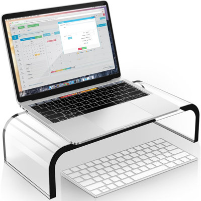 Acrylic Monitor Stand – Clear Monitor Riser & Computer Desk Stand