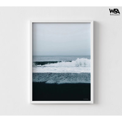 Impression de photographie océanique, impression de photo encadrée, décor de mer, plage, paysage, maison de plage