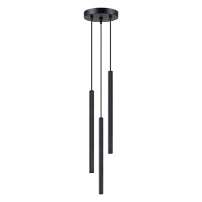 Bjarnhild 3 - Light Stainless Steel Pendant