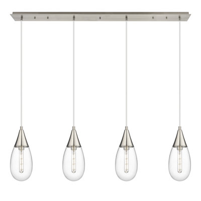 Luminaire suspendu grappe 4 lumières Rigdon