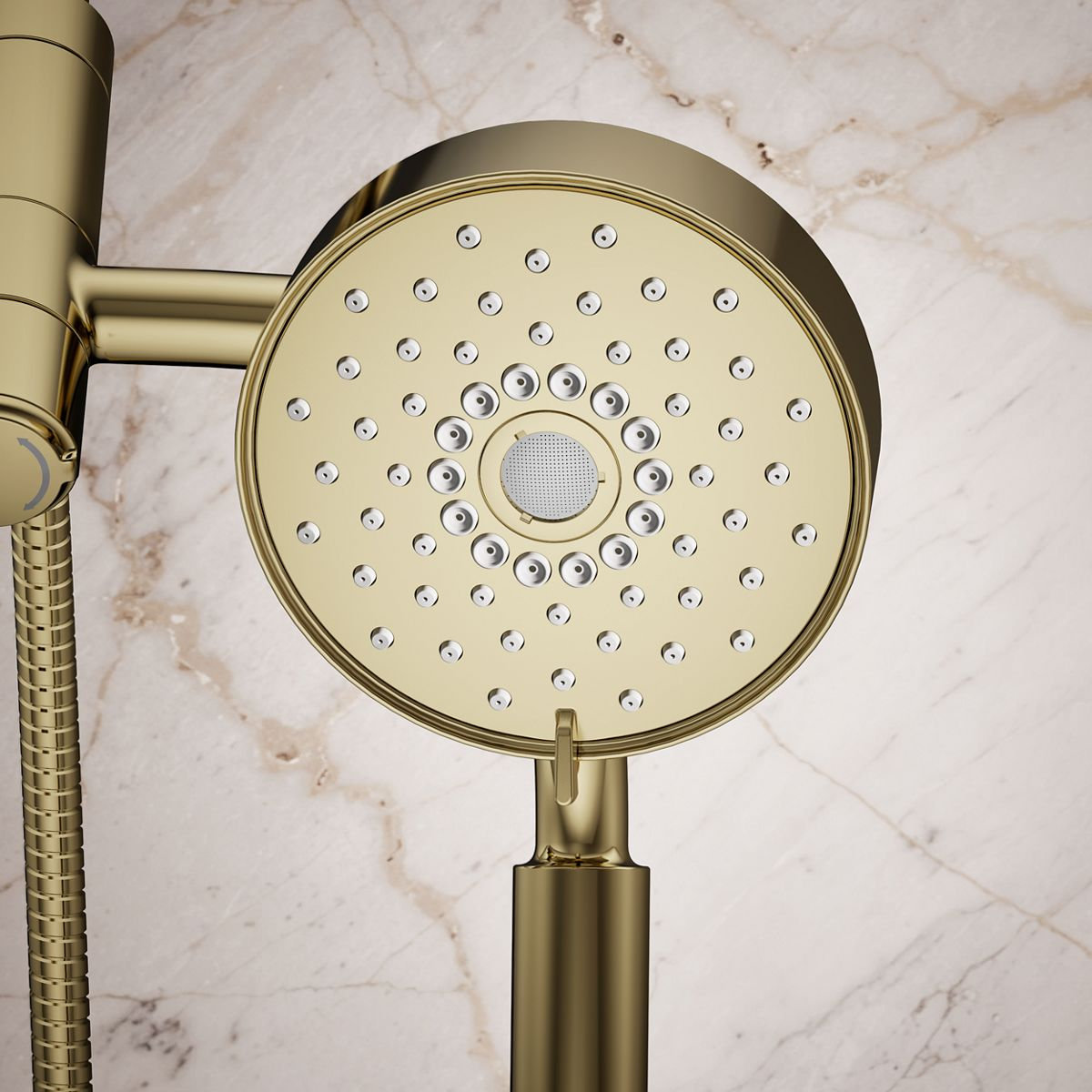 Purist 2.5 GPM 2-In-1 Multifunction Shower Combo Kit, Gold
